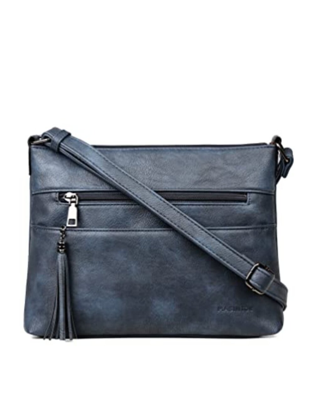 Vegan Leather Medium Crossbody Purse Sling Bag